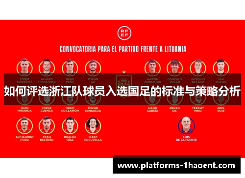 如何评选浙江队球员入选国足的标准与策略分析