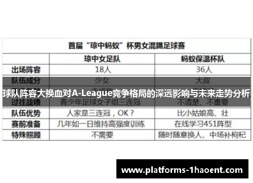 球队阵容大换血对A-League竞争格局的深远影响与未来走势分析